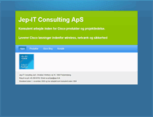 Tablet Screenshot of jep-it.dk